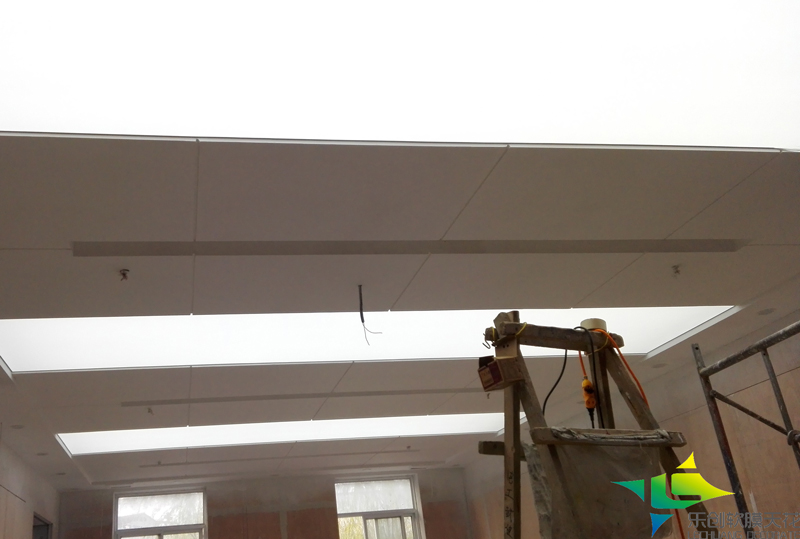 德州齊河監(jiān)測站案例 德州軟膜天花案例