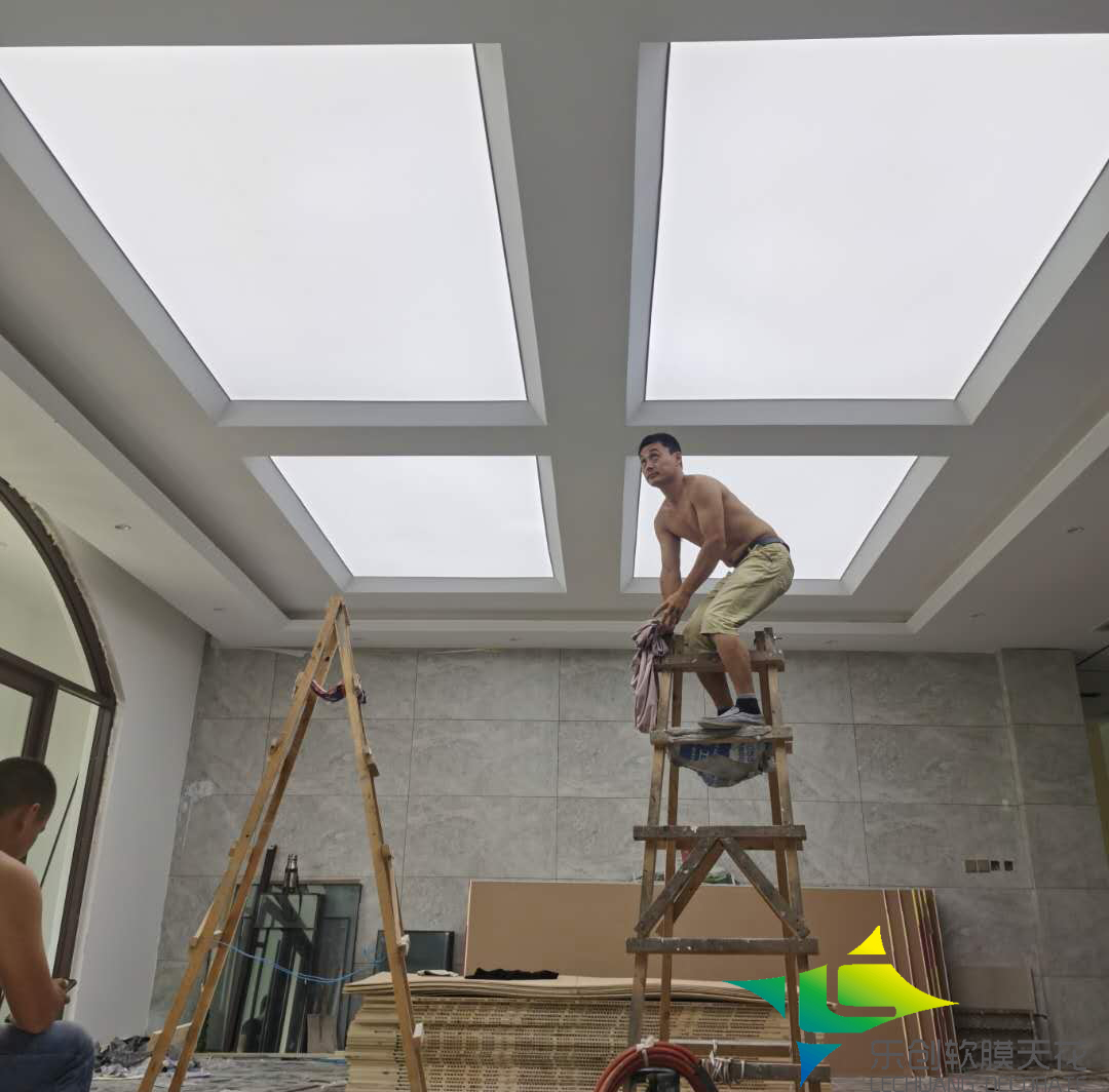 樂(lè)陵黨群服務(wù)中心軟膜天花吊頂圖片 樂(lè)陵黨群服務(wù)中心軟膜天花吊頂圖片